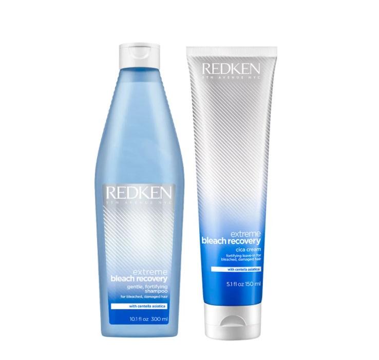 Redken Brazilian Keratin Treatment Extreme Bleach Recovery Damaged Hair Fortifying Treatment Kit 2 Itens - Redken