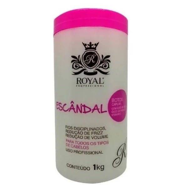 Royal Professional Hair Straighteners Escandal Scandal Btox Btx Straightener Volume Reducer 1Kg - Royal Professional