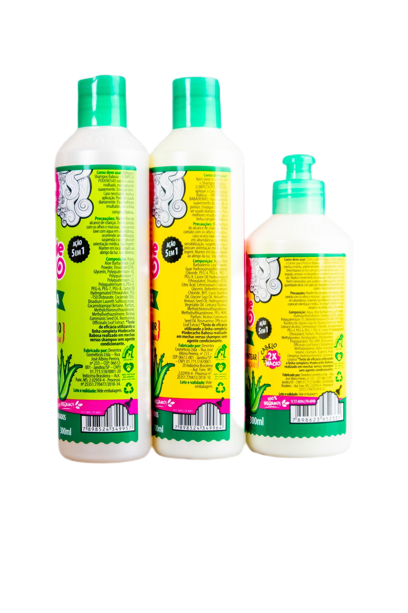 Salon Line Home Care Professional Keratin Maintenance Kit Aloe Vera Babosa 3 Products - Salon Line