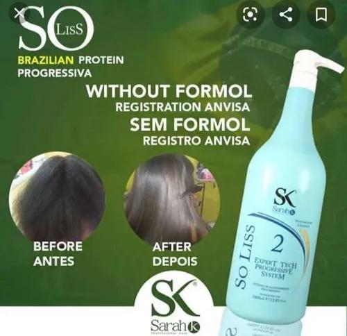 Sarah K Brazilian Keratin Progressive kit without sublime formol liss + toast luminosittá Brazilian Keratin - Luminositta