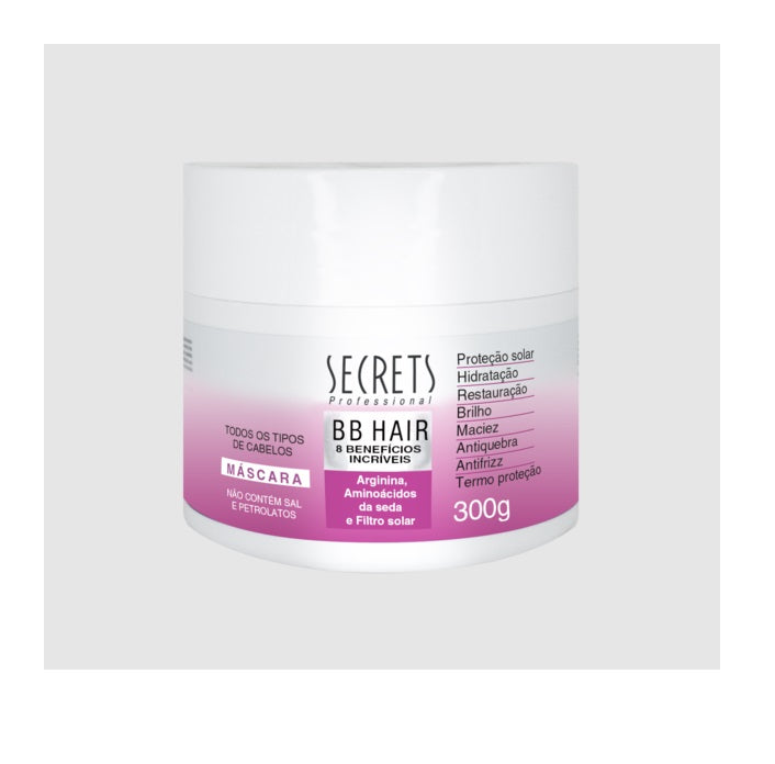 Secrets Hair Care BB Hair Moisturizing Fiber Reconstruction Shine Treatment Mask 300g - Secrets