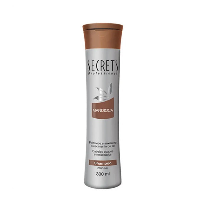 Secrets Shampoo Mandioca Cassava Semi di Lino Moisturizing Shine Hair Shampoo 300ml - Secrets