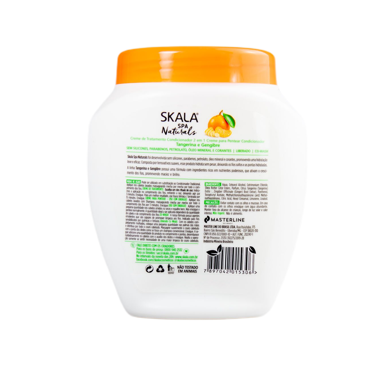 Skala Treatment Cream Creme De Tratamento Tangerina E Gengibre / Cream Tangerine And Ginger Treatment Treatment Cream - Skala