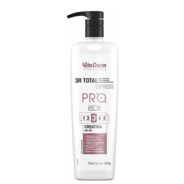 The Keratin Store 3R Express Reconstruction Replacement Treatment Gel Creatine 600g - Vita Derm