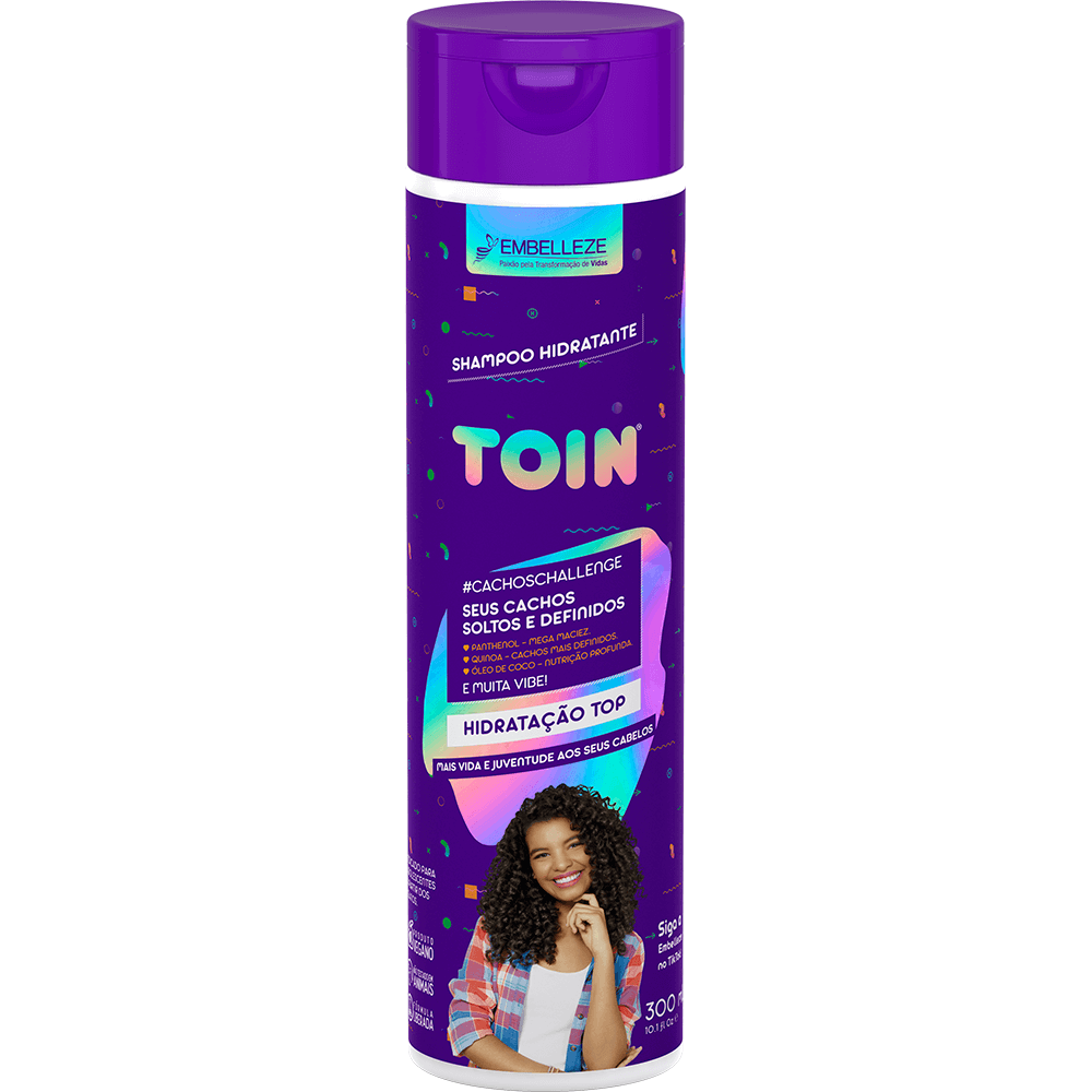 Toin Shampoo Shampoo Moisturizing Toin Loose And Defined Curls 300ml