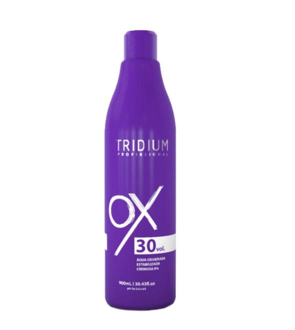 Tridium Brazilian Keratin Treatment Creamy Stabilized Oxygenated Water Bleaching OX 30 Volumes 900ml - Tridium