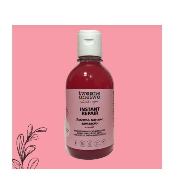 Twoone Onetwo Shampoo Instant Repair Vegan Softness Shine Nourishing Shampoo 250ml - Twoone Onetwo