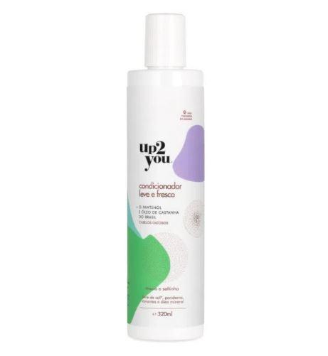 Up2You Brazilian Keratin Treatment D-Panthenol Brazilian Nut Oil Light Fresh Softness Conditioner 320ml - Up2You