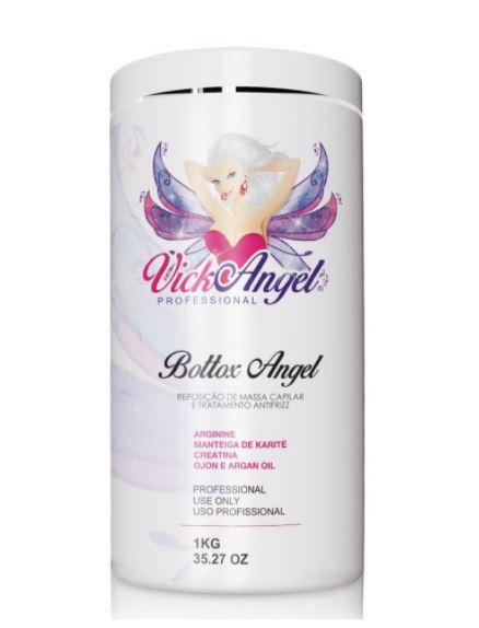 Vick Angel Brazilian Keratin Treatment Professional Bottox Angel Mass Replacement Anti Frizz Mask 1Kg - Vick Angel