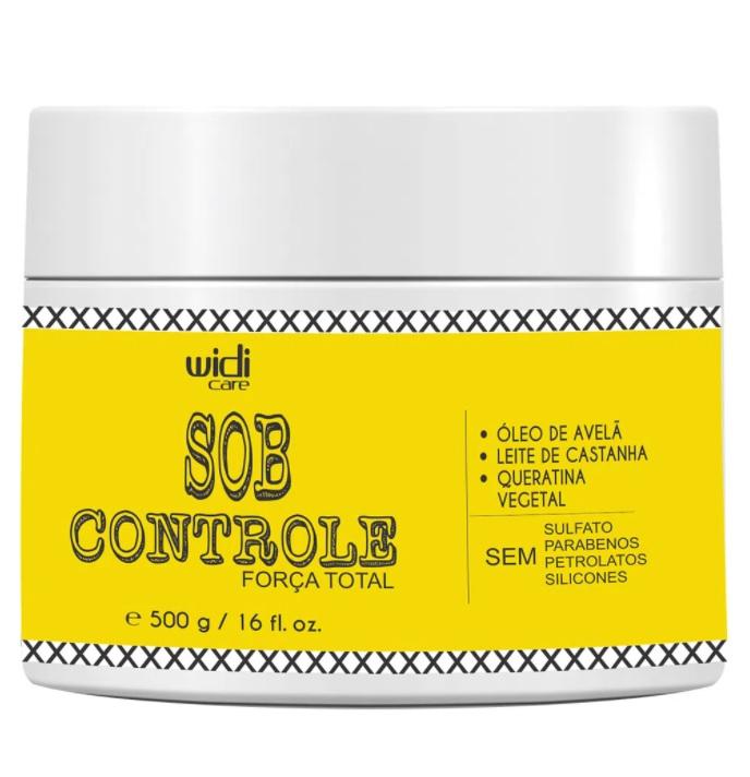 Widi Care Hair Mask Sob Controle Hydration Under Control Hazelnut Keratin Mask 500g - Widi Care