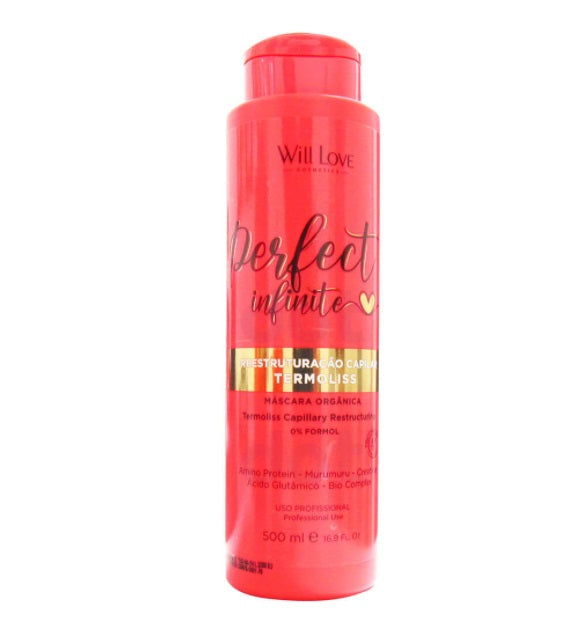 Will Love Hair Straighteners Perfect Infinite Progressive Brush Termoliss Organic Hair Mask 500ml - Will Love