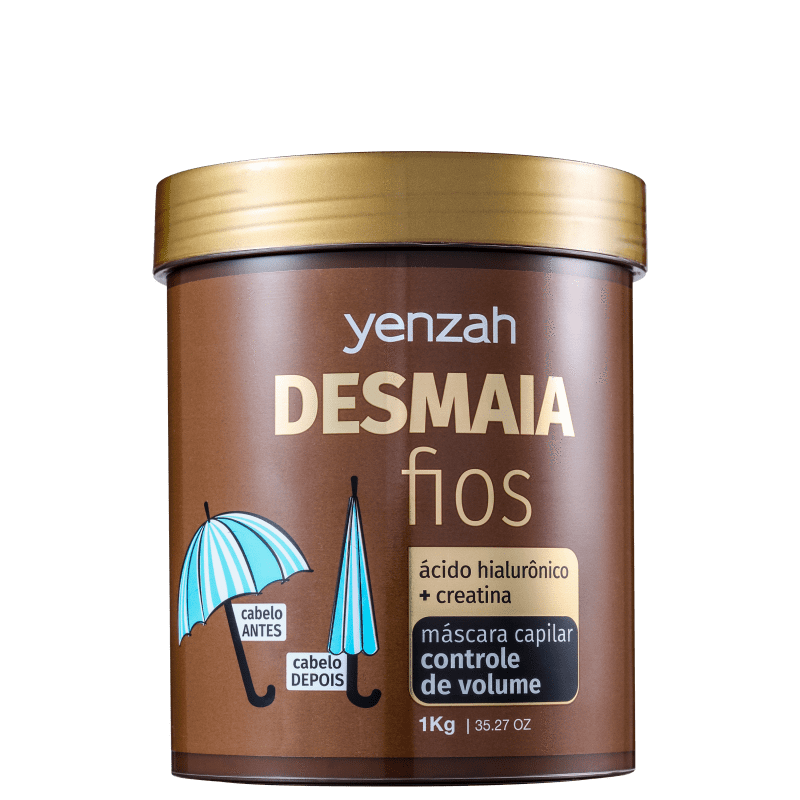 Desmaia Fios - Hair Mask 1000g - Yenzah