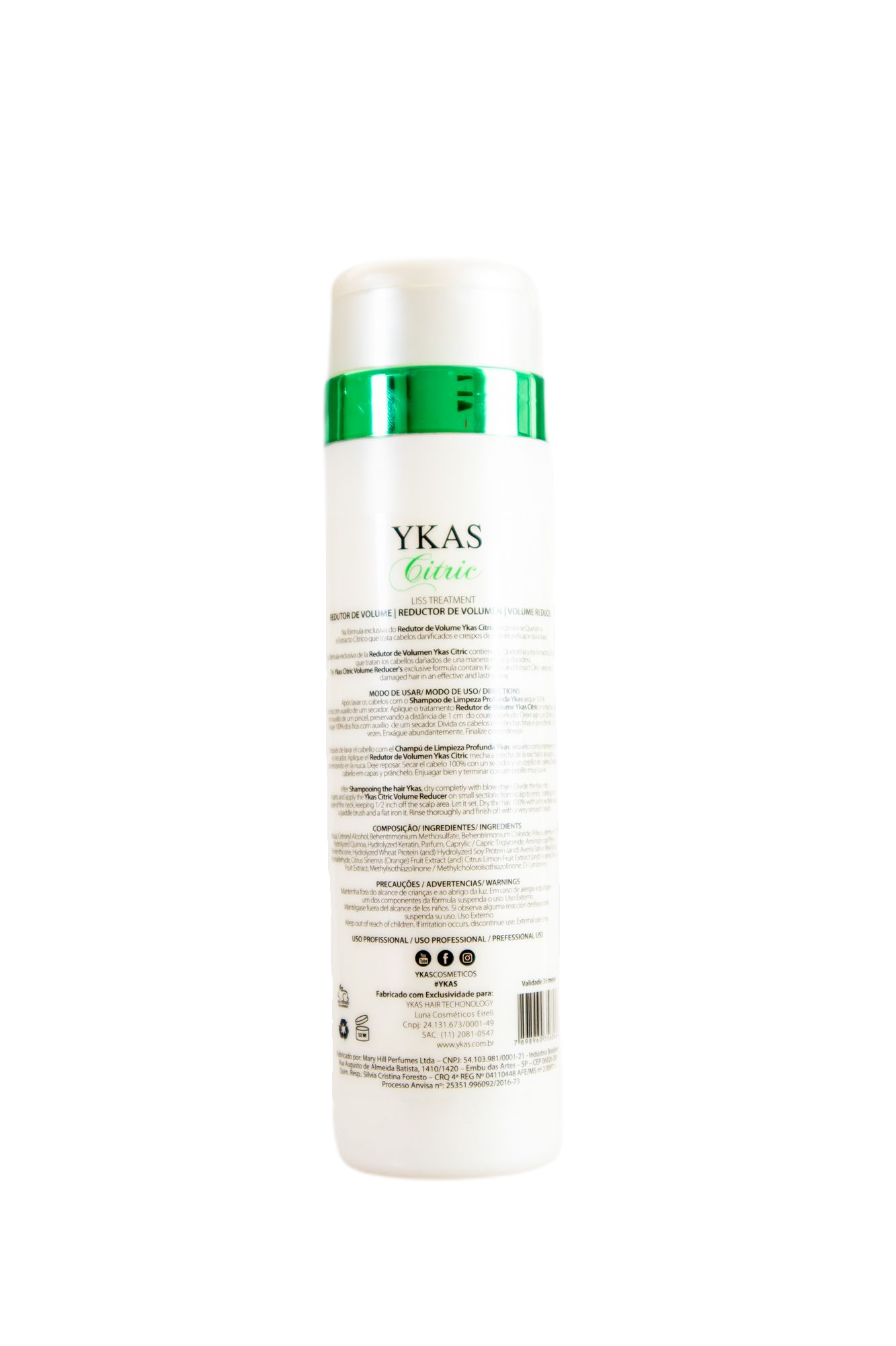 Ykas Citric Progressive Brush Capillary Realignment 300ml - Ykas